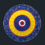 Bandana Blue Red Gult Roligt Game Nite Dartboard Darttavla<br><div class="desc">Bandana-design i Blue,  Red & Gult. Underbar för ANY-familjens roligt nite,  Cabin,  Fratborn,  Ranch. Händelse. Färgfull,  Mod,  Roligt. Blanda och matcha hela Bandana / Spel / Idrottssamlingar efter TMCdesign.</div>