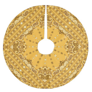 Bandana Boho: Paisley Print Revival Julgransmatta Borstad Polyester