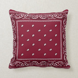 Bandana Burgundy Dekorativ kudde