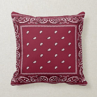 Bandana Burgundy Dekorativ kudde