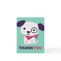 Bandana Doggy, tack för ditt kort, grönt