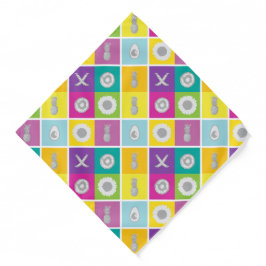 Bandana för frukt- och bärdesign