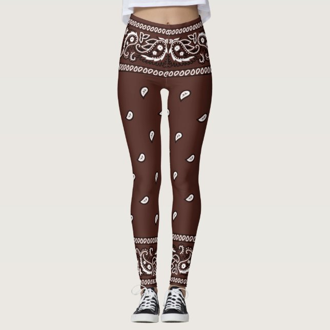 Bandana Fudge Brown Leggings (Framsida)