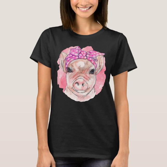 Bandana Gris Girl T Shirt (Framsida)