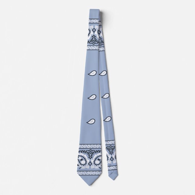 Bandana Light Blue Neck Tie Slips (Framsida)