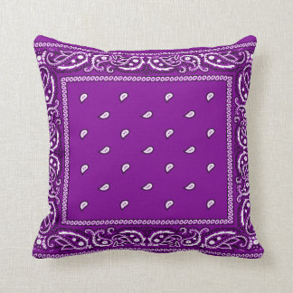 Bandana Lila Dekorativ kudde
