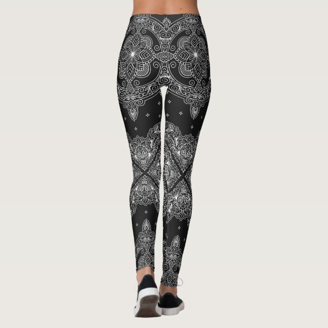 Bandana med Döskallar Leggings (Baksida)