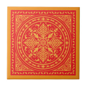 Bandana Mönster-1 Ceramic Tile Kakelplatta