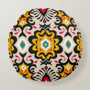 Bandana Paisley: Skriv ut Vintage Silke Scarf Rund Kudde