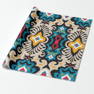 Bandana Print. sömlös mönster med paisley eller na Presentpapper