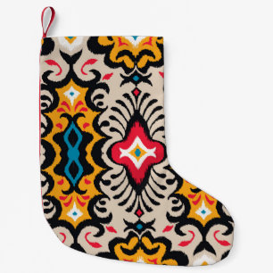 Bandana Print: Vintage Paisley Silke. Liten Julstrumpa