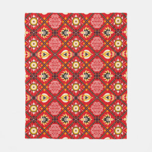 Bandana Print. Vintage sömlös mönster med paisl Fleecefilt