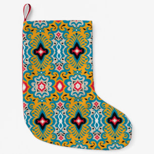 Bandana Print. Vintage sömlös mönster med paisl Liten Julstrumpa