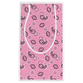 Bandana Rosa Mönster Retro Valentine Kärlek Modern