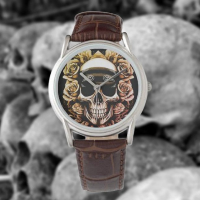 Bandana Skull & Ro Armbandsur (Skapare uppladdad)