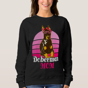 Bandana Sunglasses Doberman Mamma Mors dag Hund T Shirt