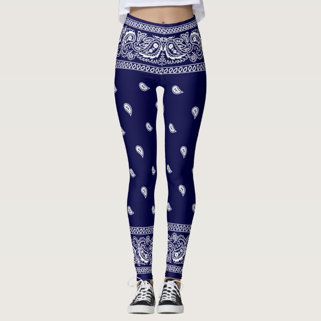 Bandana True Blue Leggings (Framsida)