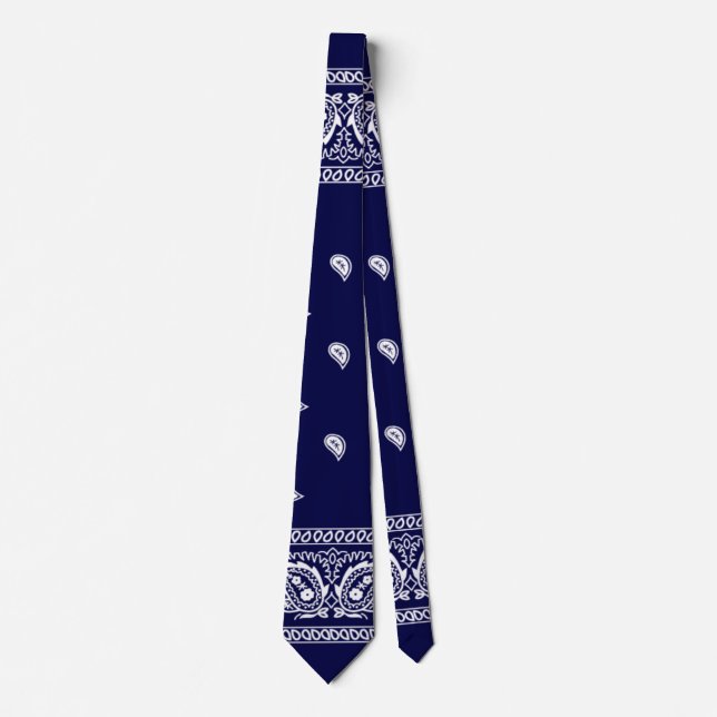Bandana True Blue Neck Tie Slips (Framsida)