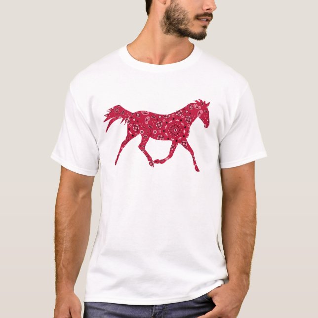Bandanahäst T-shirt (Framsida)