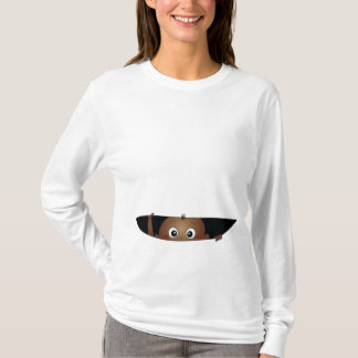 Bändande upp bebis tee shirt