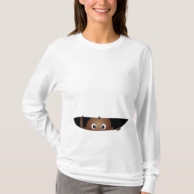 Bändande upp bebis tee shirt (Framsida)