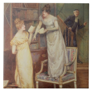 Bändande upp ögon, 1901 (som göras hög w/c med kakelplatta