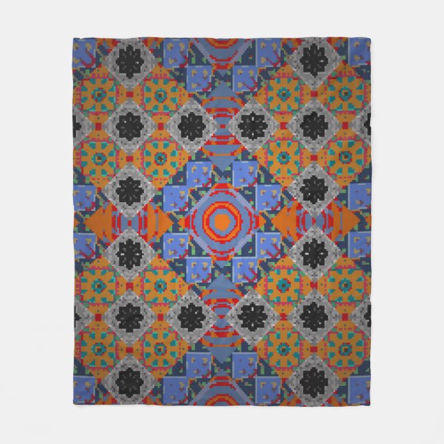 Bandanna shawl, utformning av dukduk, silke nec fleecefilt (Framsidan)