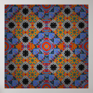 Bandanna shawl, utformning av dukduk, silke nec poster