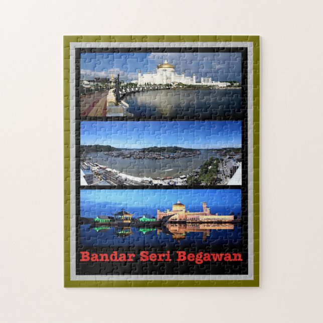 Bandar Seri Begawan - Mosaic - Pussel (Vertikal)