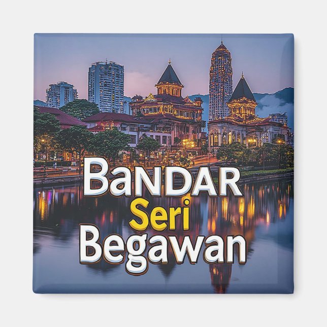 🧲 Bandar Seri Begawan-resminne för samlare Magnet (Framsidan)