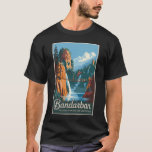 Bandarban Bangladesh Travel Art Vintage T Shirt<br><div class="desc">Bandarban-reflektorns resutformning. Bandarban,  ett brinnande distrikt i backe i Bangladesh,  är känt för sina lush grönt-landskap,  rullande backe och serene-vattenfall.</div>