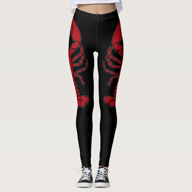 Bandbaljväxter av arten Cute humster Leggings (Framsida)