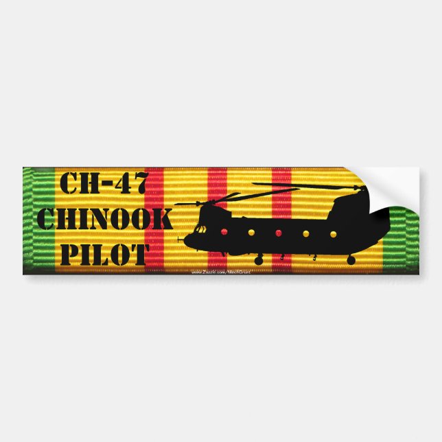 Bandbildekal för Chinook CH-47 pilot- VSM Bildekal (Framsidan)