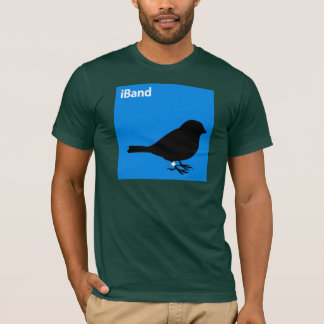 Bandblå T-shirt
