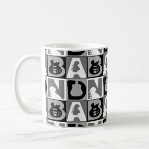 Bandblocksblå Kaffemugg