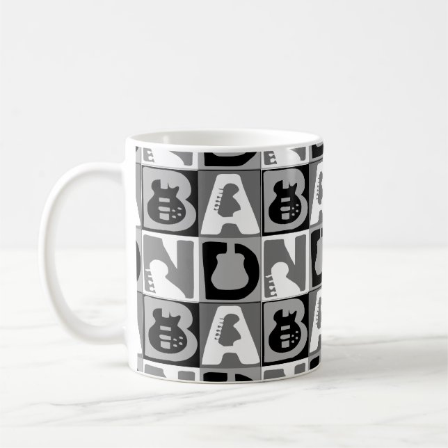 Bandblocksblå Kaffemugg (Vänster)