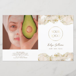 Bandbroschyr för marschdesign i Beige