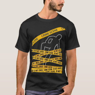Banddesign för undersökning av brott t shirt