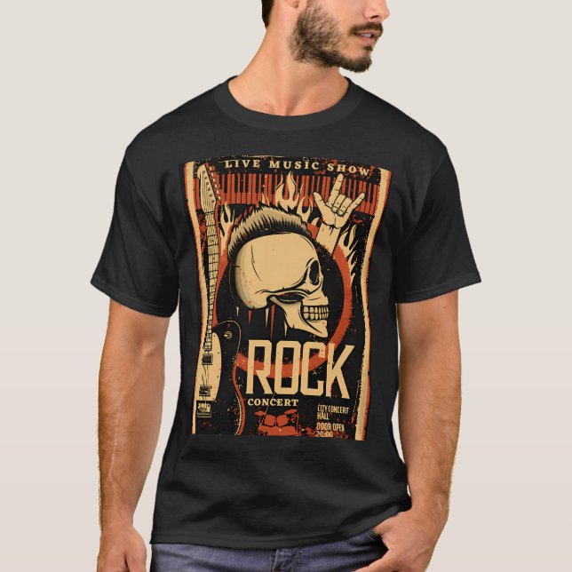 Banddesign T Shirt (Framsida)