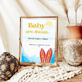 Banddusch för babydusch för baby-stranden Favortec Poster