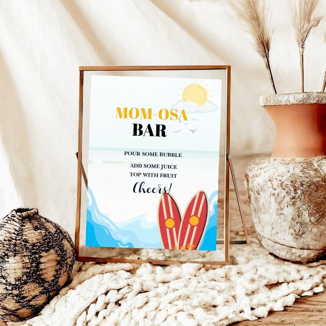 Banddusch för babydusch för baby-stranden Favortec Poster (Skapare uppladdad)