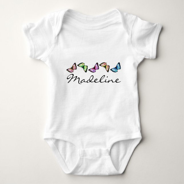 ’Banded Butterflies’ Tee (Framsida)