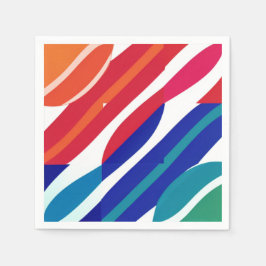 Banded Färg Pappersservett