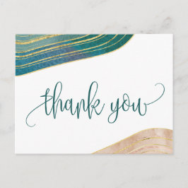 Banded Gemstone | Emerald Tack Vykort