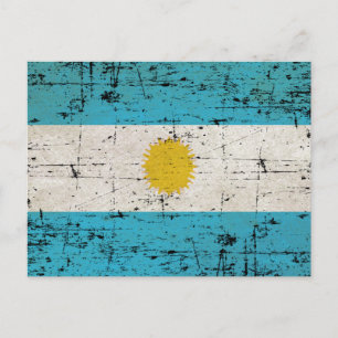 Bandeira da Argentina Vykort