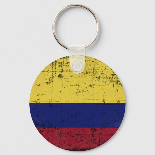 Bandeira da Colombia Nyckelring (Framsida)