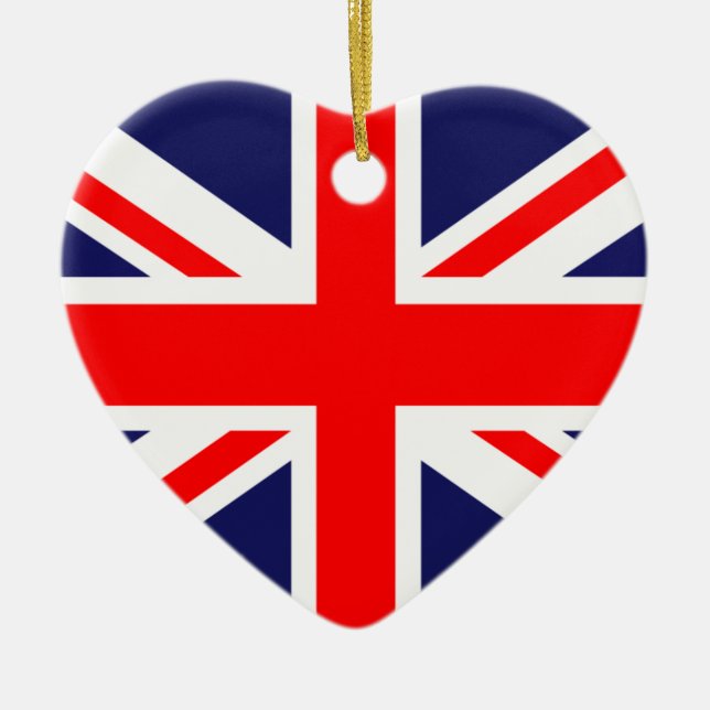 BANDEIRA DA INGLATERRA JULGRANSPRYDNAD KERAMIK (Framsidan)
