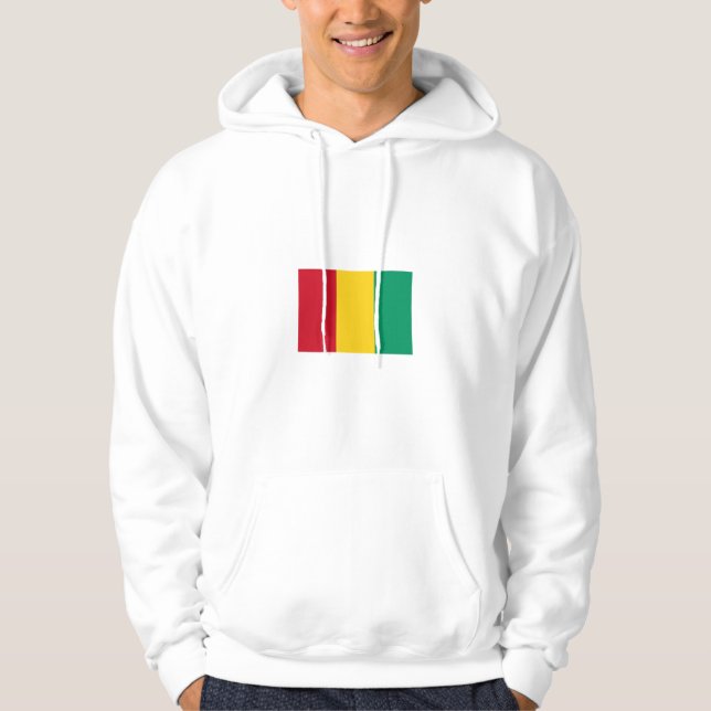 Bandeira de Guiné-Conakry Hoodie (Framsida)