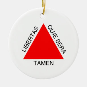 Bandeira de Minas Gerais, Brasil Julgransprydnad Keramik