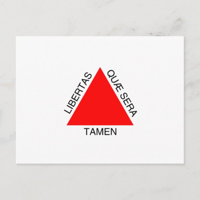 Bandeira de Minas Gerais, Brasil Vykort (Framsida)